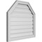 Ekena Millwork Octagonal Top Surface Mount PVC Gable Vent w/ 2"W x 1-1/2"P Brickmould Frame, 28"W x 26"H GVPOT28X2602SF - alternate 2
